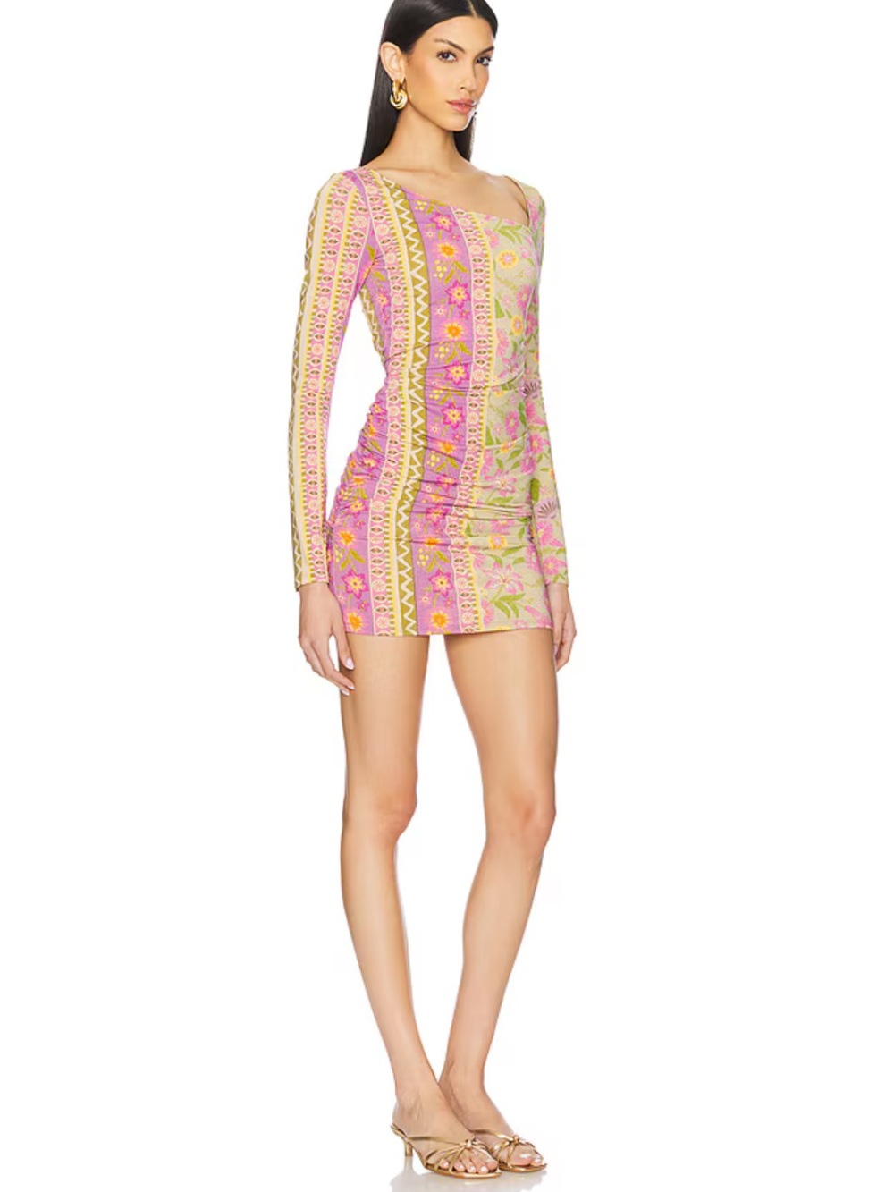 Spell Goldie Shimmer Mini Dress